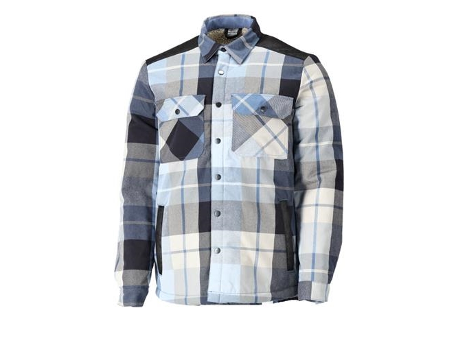 Paita, turkispäällysteinen 23104, ruudullinen, merensininen, XL