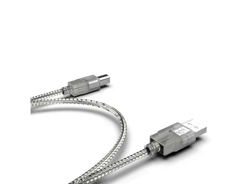 Inca Ipr-01, 1,5 M, Usb B, Usb B, Usb 2.0, Stecker/Stecker, Transparent