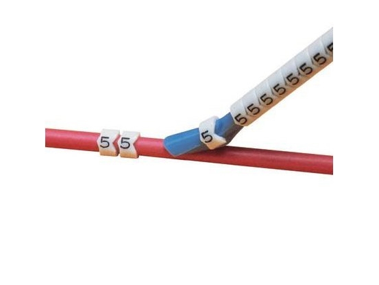 Panduit PCA23-4, Musta, Valkoinen, 60 kpl, -30 - 90 °C