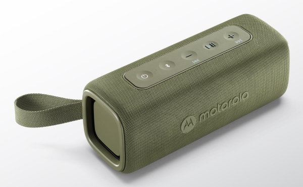 Motorola Rokr 600, 30 W, Kabellos, 10 M, Tragbarer Stereo-Lautsprecher, Grün, Tasten