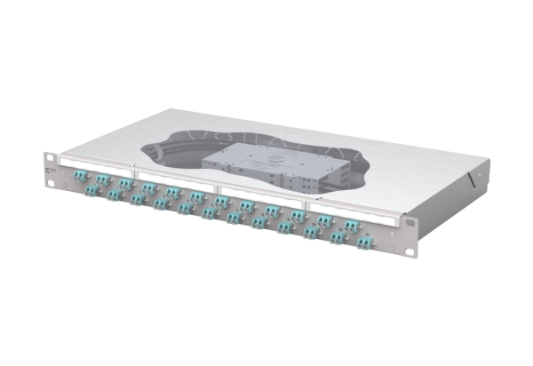 Metz Connect 1504557724-E, Lcd, Om3, 1U, Grå, Kasse