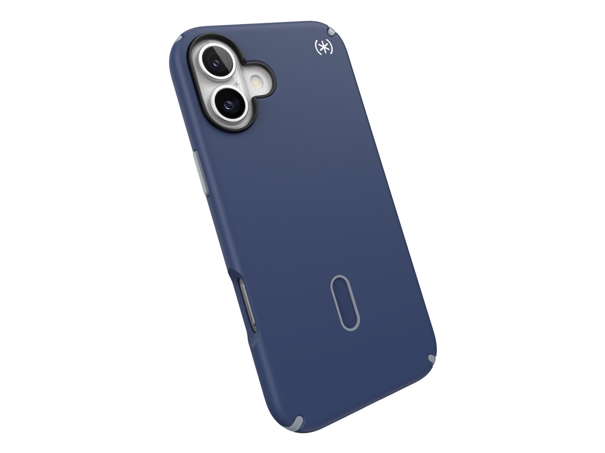 Speck Presidio 2 Pro - Bagsidecover Til Mobiltelefon - With Clicklock - Magsafe-Kompatibilitet - Plastik - Coastal Blue/Dust Gray - For Apple Iphone