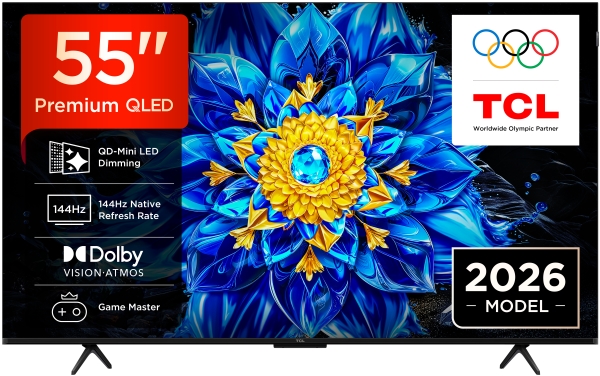 Tcl Qled810l 55Qled810l, 139,7 Cm (55"), 3840 X 2160 Pixel, Qd-Mini Led, Smart-Tv, Wlan, Schwarz