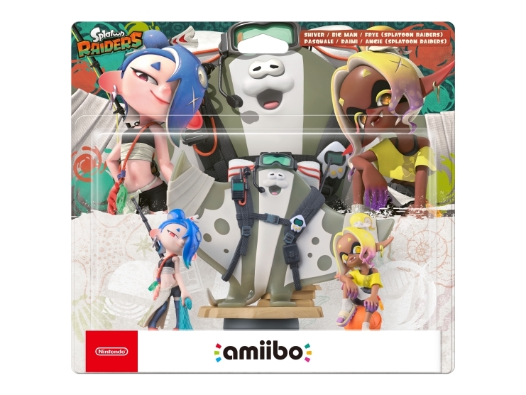 Nintendo Amiibo Shiver, Big Man, Frye (Splatoon Raiders), Interactive Gaming Figure, Nintendo Switch 2, Amiibo, Multicolour, Nintendo, Blister