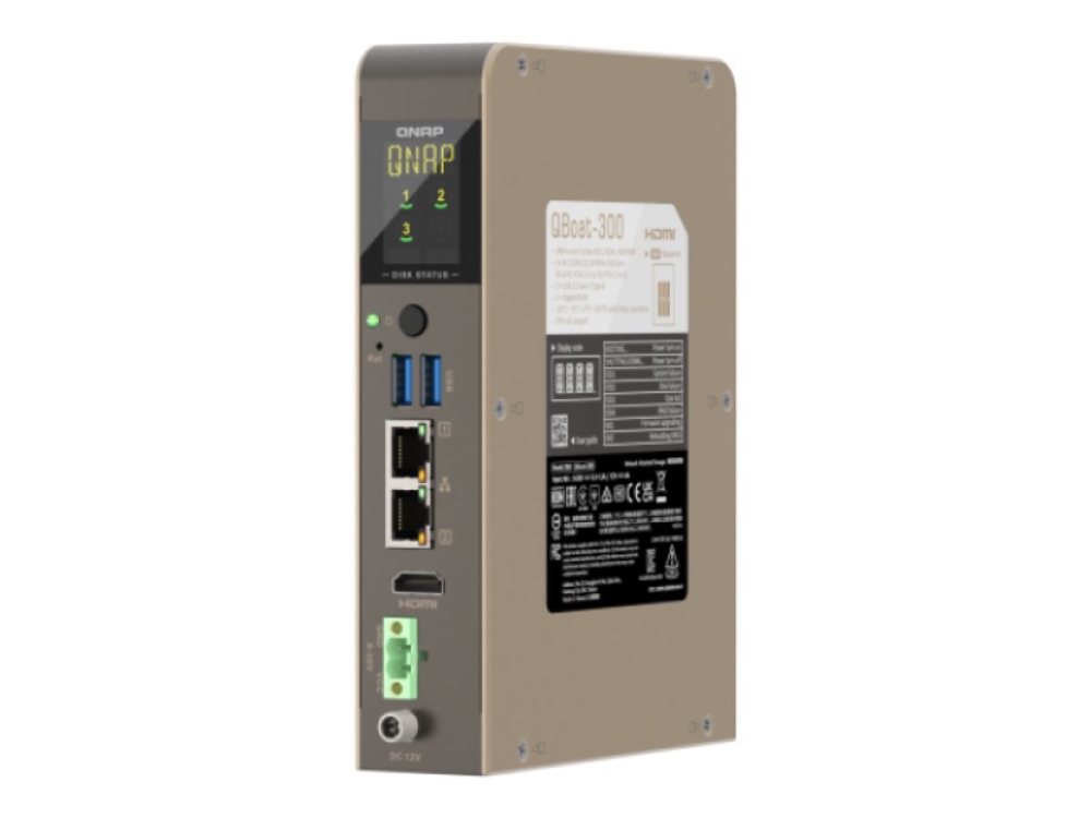 Qnap Qboat-300 – Nas-Server – Pci Express (Nvme) – Raid 0, 1, 5, 6, 10, 50, Jbod, 60 – 4 Gb Ram – Gigabit-Ethernet – Iscsi-Unterstützung