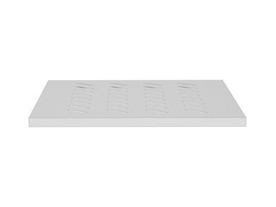 Lanberg - Rackhylde - 480 x 675 mm - RAL 7035, grå - 1U - 19