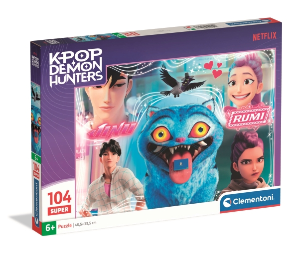 Puzzle „K-Pop Demon Hunters 3“, Super, 104 Teile