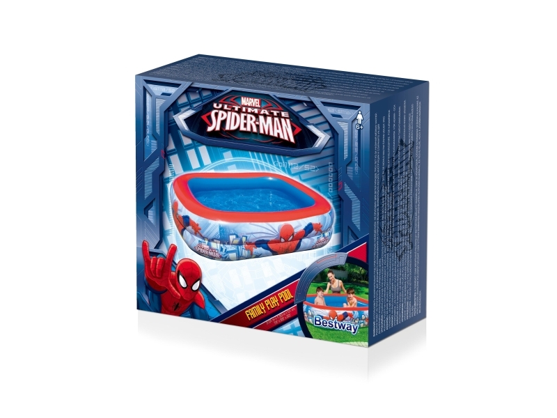 Spider-Man-badebassin 201x150x51cm