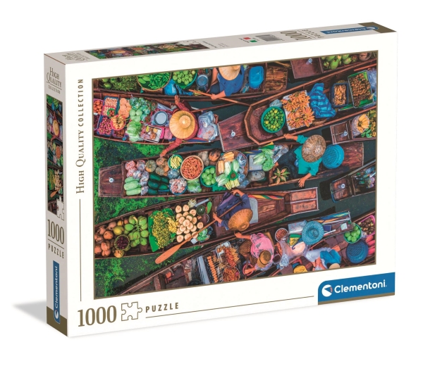Puzzle Hqc Thai Floating Market, 1000 Teile