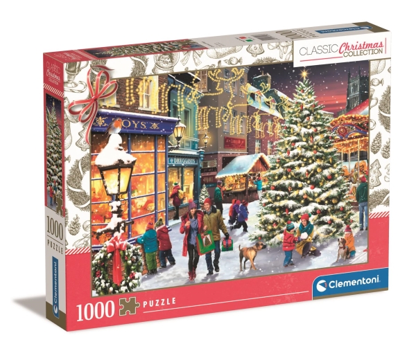 Clementoni Puslespil Hqc Christmas Village, 1000 Brikker