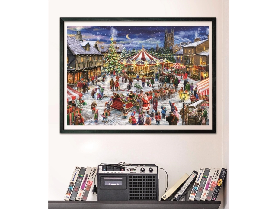 Clementoni - The Christmas Fair - Classic Christmas - 1000 Brikker