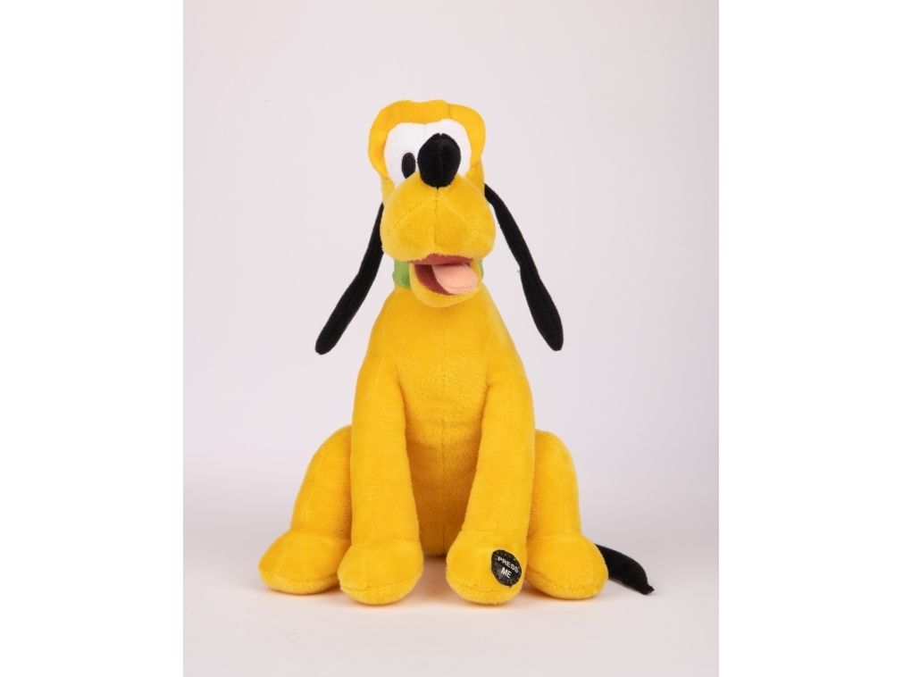 Pluto Bamse Med Lyd - Disney - Siddende - 20 Cm