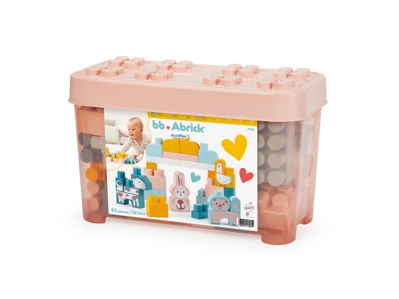 Ecoiffier Bicks Fass 55-Tlg. Mit Bauernhoftieren