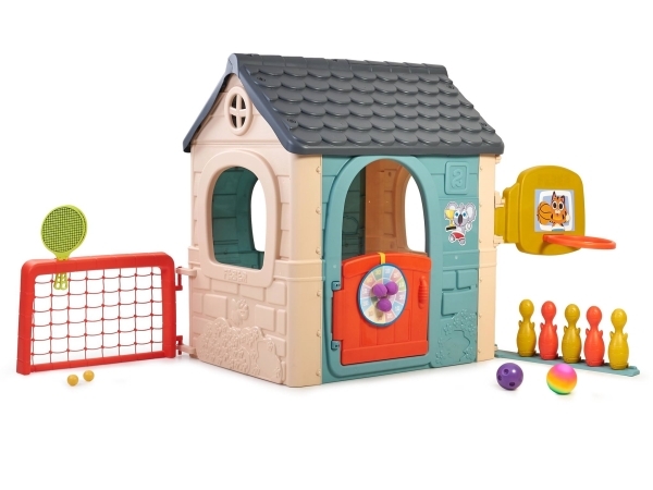 Feber Activity House Casual Multifunktionale 6-In-1 Su Inklusive Spiele