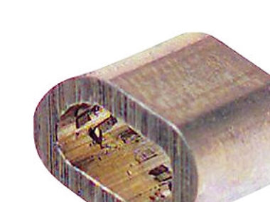 Låsebøsning 2,5 mm - Til PVC wire - (100 stk.)