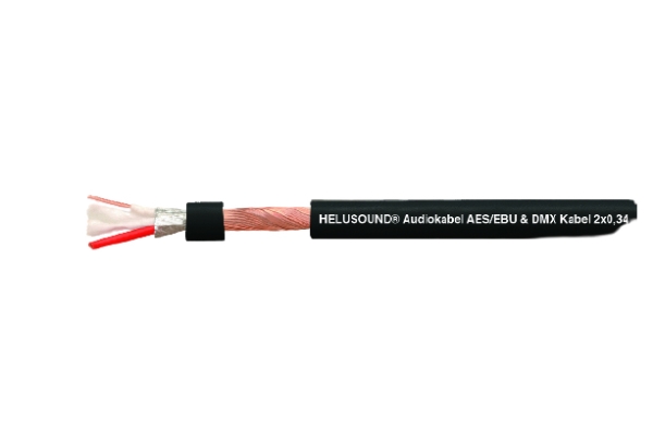 HELUKABEL Audio & Light, Lågspänningskabel, Svart, Polyvinylklorid (PVC), Koppar