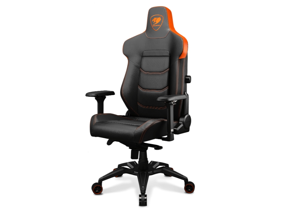 Cougar Armor Evo Cgr-Evo, Universal-Gamingstuhl, 160 Kg, Gepolsterter Sitz, Gepolsterte Rückenlehne, Schwarz, Aluminium