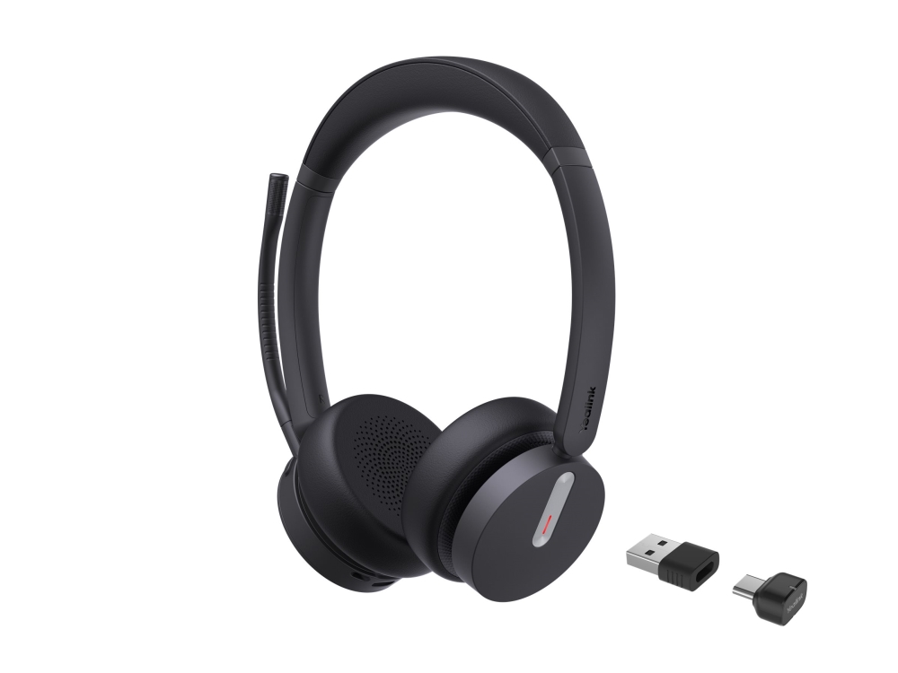 Yealink Bh70 Dual - Headset - På Øret - Bluetooth - Trådløs - Usb-C Via Bluetooth Adapter - Sort - Certified For Microsoft Teams