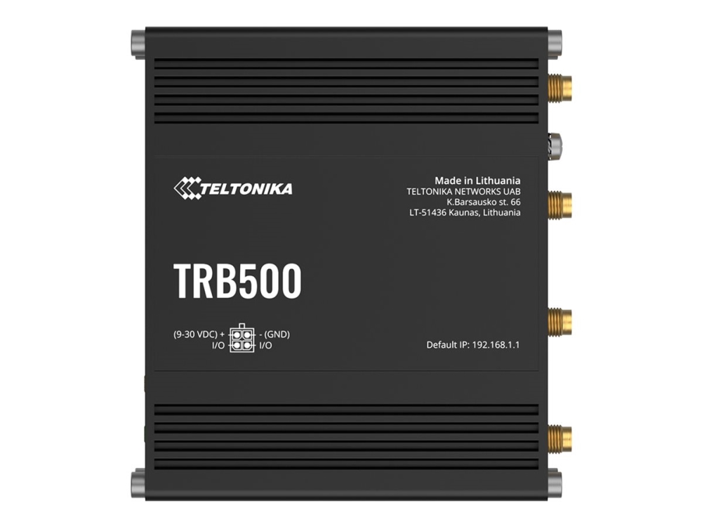 Teltonika Trb500, Edelstahl, Aluminium, Din-Schienen-/Wandmontage, Lan, Leistung, Signalstärke, Status, Ip30, Extern