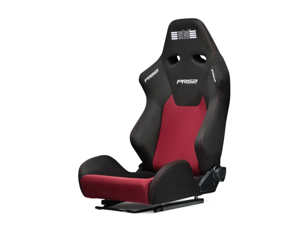 Next Level Racing Motorsport-Sitz Prs2 Performance Reclining Sim Racing Seat Schwarz-Rot