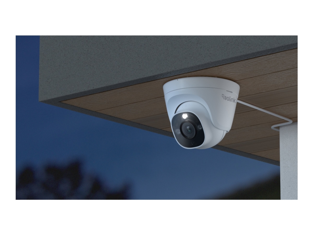 Reolink P344 – Nettverksovervåkingskamera – lite tårn – værbestandig – farge (Dag og natt) – 12 MP – 4512 x 2512 – fastfokal – lyd – Ethernet 10Base-T/100Base-T – H.265 – DC 12 V / PoE
