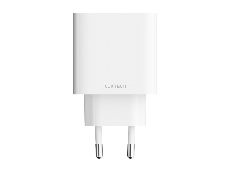 Cuktech Netzladegerät A19 30 W Usb-A + Usb-C Weiß
