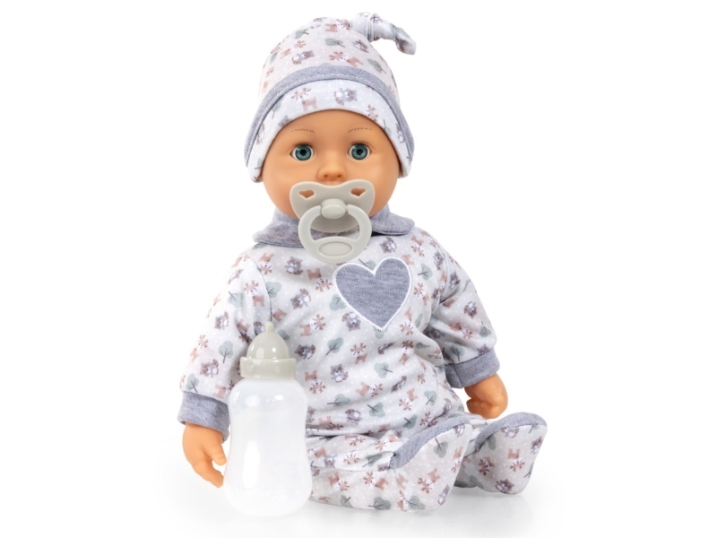 Bayer Design First Words Babypuppe 38 Cm Mit 24 Funktionen, Herz