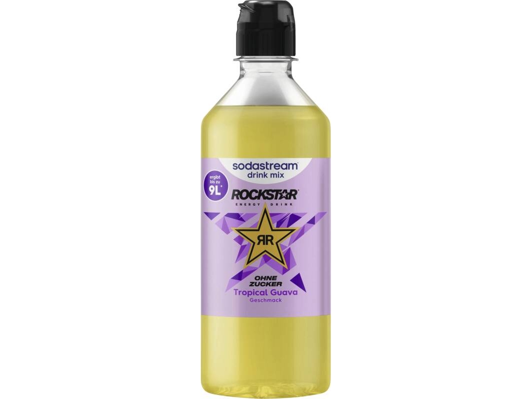 Sodastream Rockstar Guava Zero, Karbonisierungssirup, Gelb, Violett, 440 Ml, 1 Stück(E)