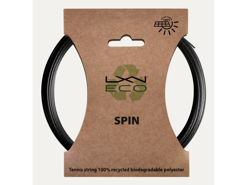 Wilson Eco Spin, Tennis, Mono-filament, Femkantet, 12,2 m, 1,25 mm, Polyester