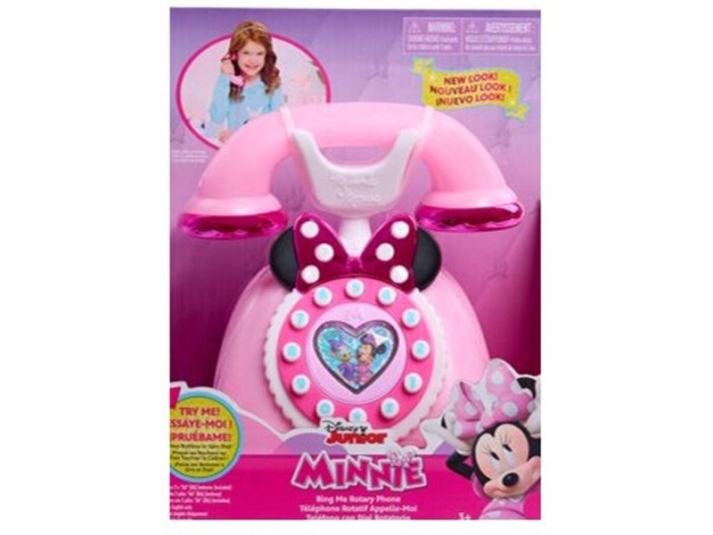 Just Play Disney Junior Minnie Mouse Phone With Light And Sound Effects, Role Play