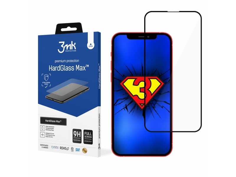 3Mk Hærdet Glas Full Hardglass Max Til Iphone 13/13 Pro