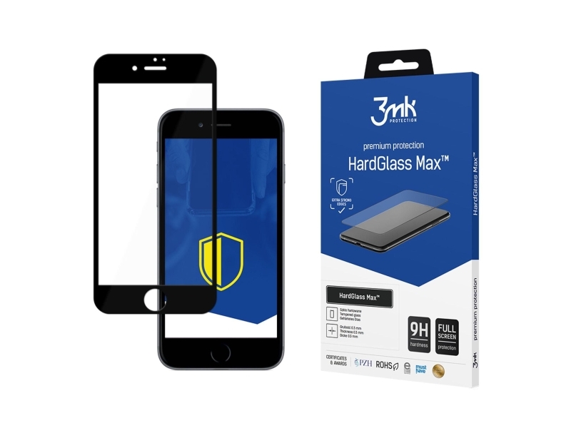 3Mk Hardglass Max Gehärtetes Glas Schwarz Für Iphone 7 Plus