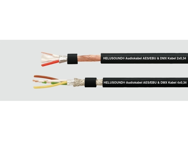 HELUKABEL 400033, Lavspændingskabel, Sort, Cooper, 0.34 mm², 29 kg/km