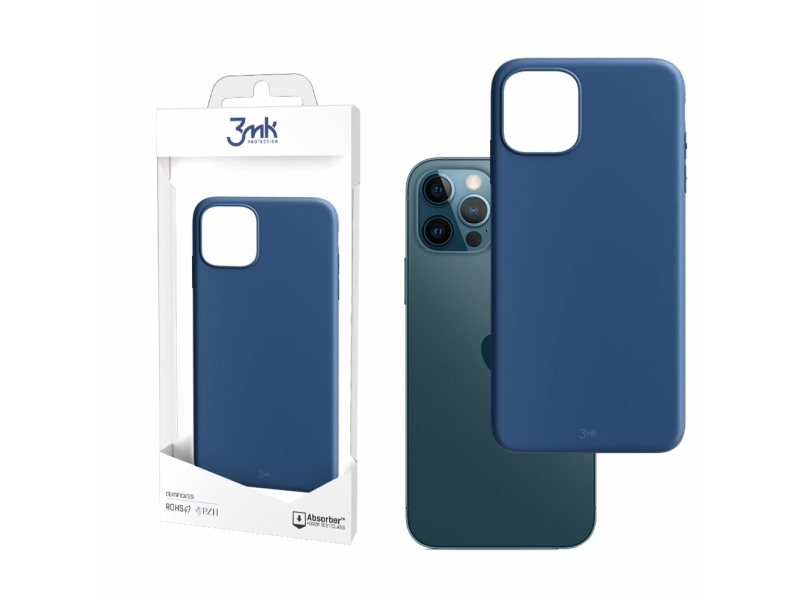 3Mk Matt Case Apple Iphone 13 Pro 6,1" Dėklas Telefonui Mėlynos Spalvos