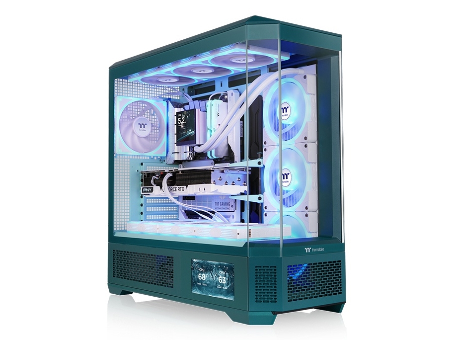 Thermaltake View 600 Tg, Full Tower, Pc, Teal, Mini-Itx, Micro Atx, Atx, Eatx, Spcc, 17,5 Cm