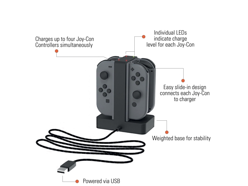 PowerA-oplader til JOY-CON