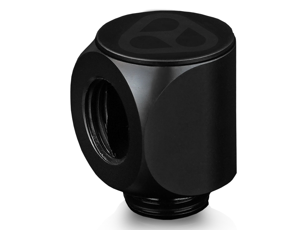 Thermal Grizzly DeltaMate Rotary, Montering, Messing, Gummi, EPDM, Sort, 1/4, 90°, Hanstik
