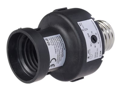 Maclean Mce21 B E27-Pæreholder Med Skumringssensor Og 100W-Timer
