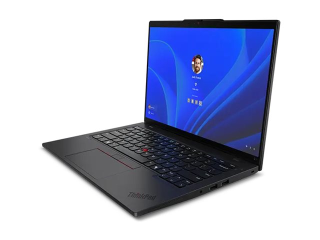 Lenovo ThinkPad L14 Gen 5 21L1 - AI PC - 180° hængselsdesign - Intel Core Ultra 7 - 165U / op til 4.9 GHz - Win 11 Pro - Intel Graphics - 32 GB RAM - 512 GB SSD TCG Opal Encryption 2, NVMe - 14 IPS 1920 x 1200 - Gigabit Ethernet - Wi-Fi 6E, Bluetooth - sort - kbd: nordisk (dansk/finsk/norsk/svensk)