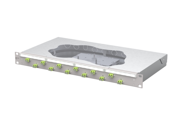 Metz Connect 1504587M12-F, Lcd, Om5, 1U, Grå, Kasse