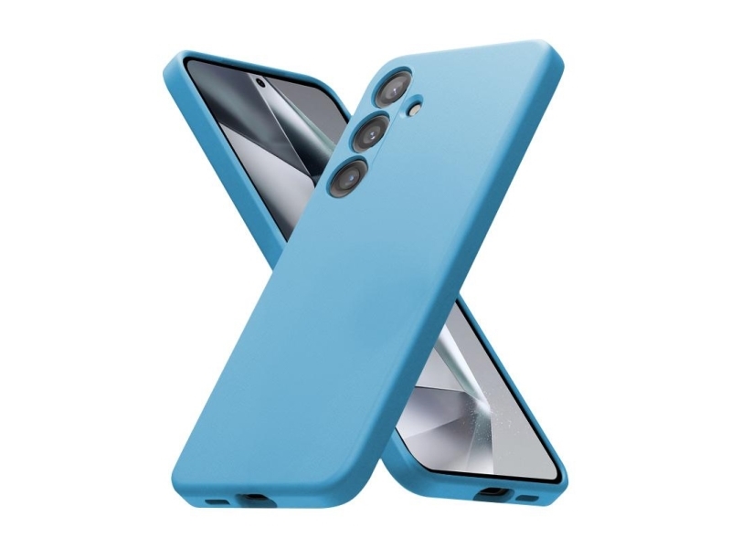 Etui Crong Farbhülle Für Samsung Galaxy S24 Blau