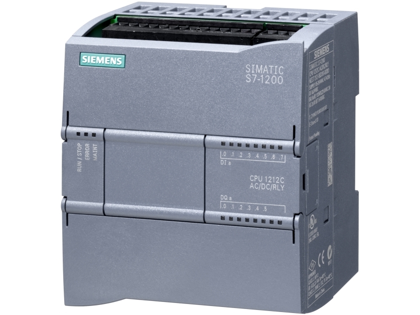 Siemens Cpu 1212c, ac/dc/relæ, 8di/6do/2ai