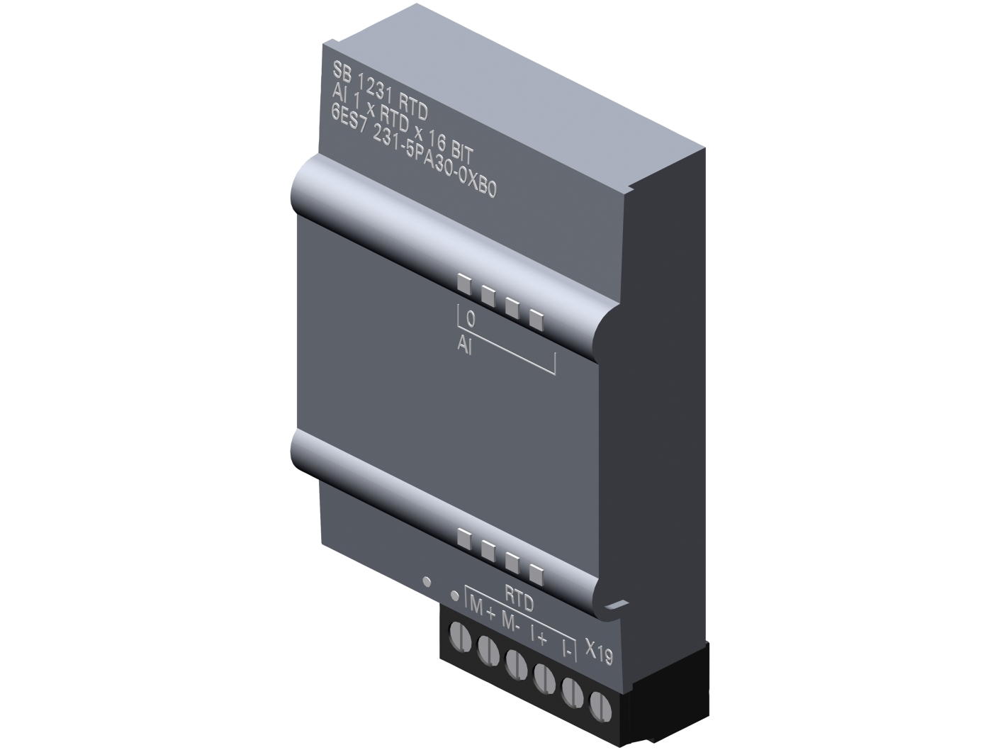 Siemens S7-1200, analog input, 1 ai rtd