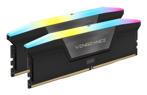 Corsair Vengeance Rgb 64Gb 2X32gb Ddr5 6000Mt/S Cl40-50-50-96 1.35V Intel Xmp - Schwarz
