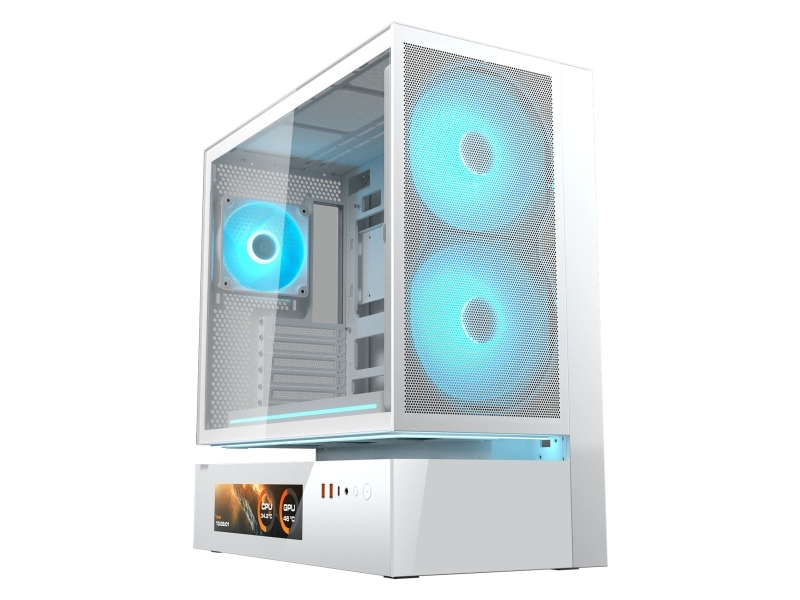 Cougar Cgr-2Da4w-Mv, Midi-Tower, Pc, Weiß, Atx, Ceb, Micro Atx, Mini-Itx, Glas, Gaming