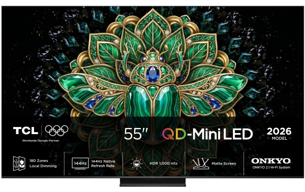 Tcl Mqled75l 55Mqled75l, 139,7 Cm (55"), 3840 X 2160 Pixel, Qd-Mini Led, Smart-Tv, Wlan, Schwarz