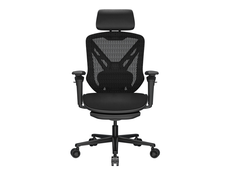 COUGAR Speeder NEO, Universal gamingstol, 120 kg, Polstret sæde, Ryglæn i net, Universel, Sort