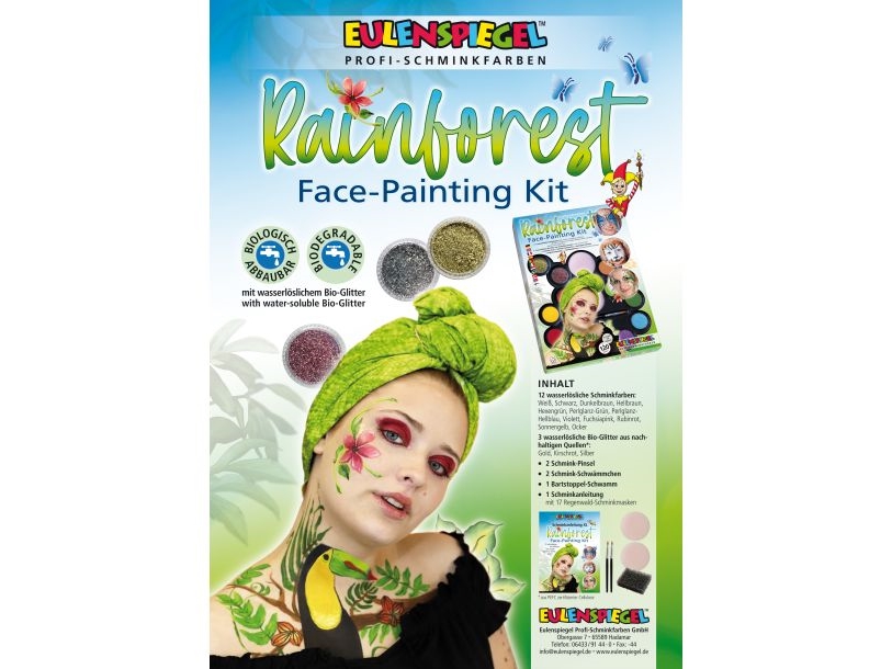 Eulenspiegel Rainforest Sminkepalette
