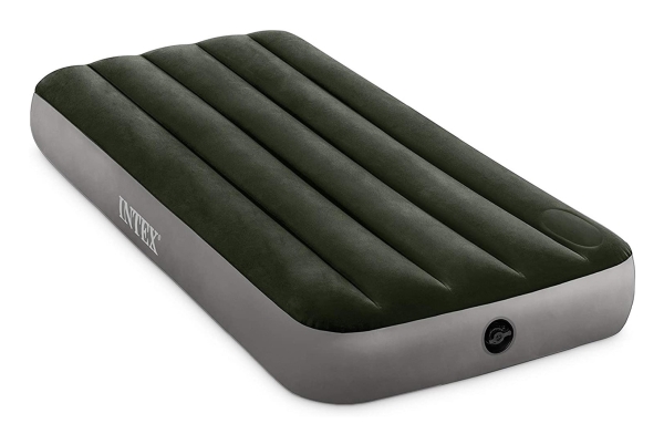 Intex 64761E, Enkelmadras, Enkelt/dobbelt , Rektandel, Indbygget luftpumpe