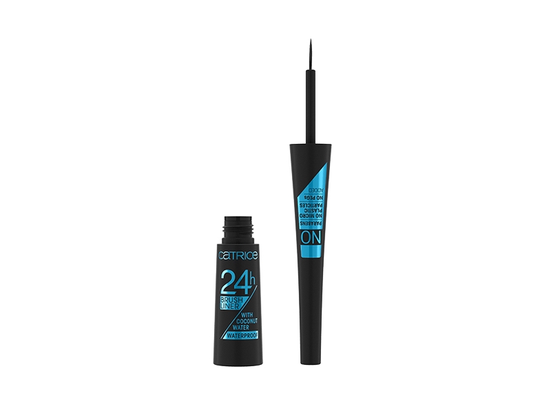 Catrice 24H Brush Liner Waterproof 010 3 Ml Ultra Black Waterproof Eyeliner
